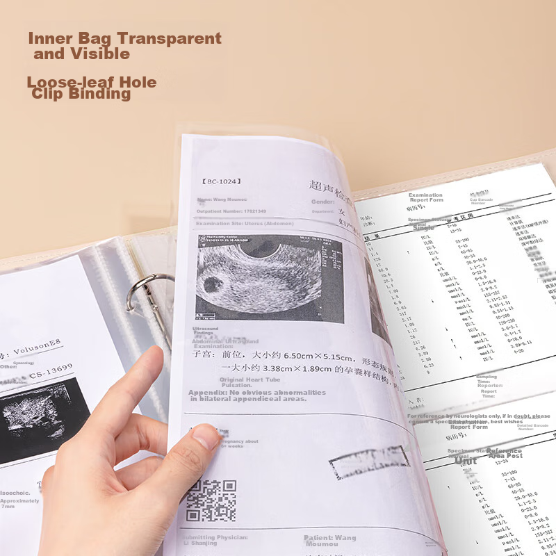 Deli Pregnancy Check-Up Organizer, Prenatal Report Folder, Maternity Information...