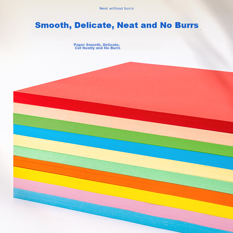 Deli A4 70g Bright Red Color Paper, Copy Paper, Colored Non-Thick Cardstock, Chi...