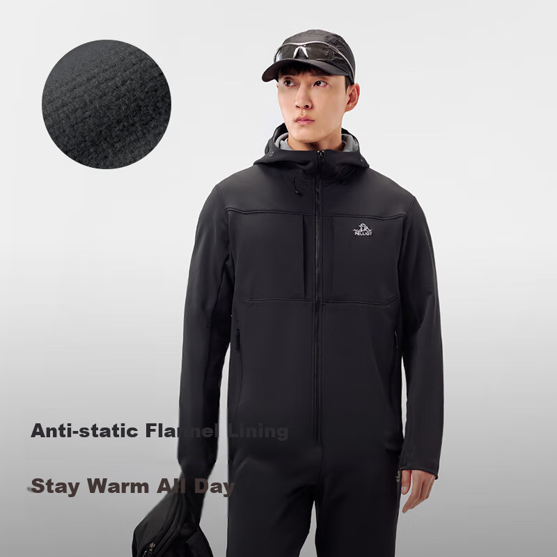 Pelliot Windshield PRO Outdoor Softshell Jacket Men Winter Windproof Warm Fleece...