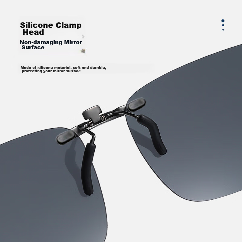 CUTRAN Sunglasses Clip-On, Ultra-Light Polarized Sunglasses Clip for Nearsighted...