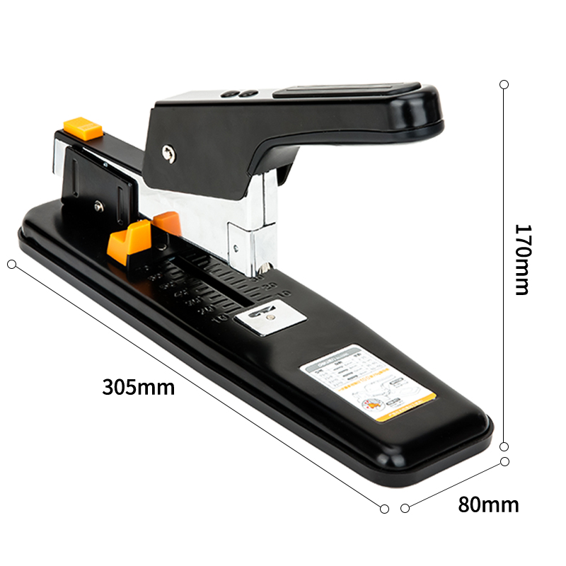 Deli 80-Page Heavy-Duty Stapler, Large And Thick Heavy-Duty Stapler, Compatible...