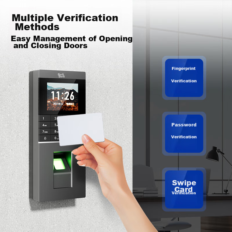 Deli (Deli) Fingerprint Attendance And Access Control All-In Machine, Fingerprin...