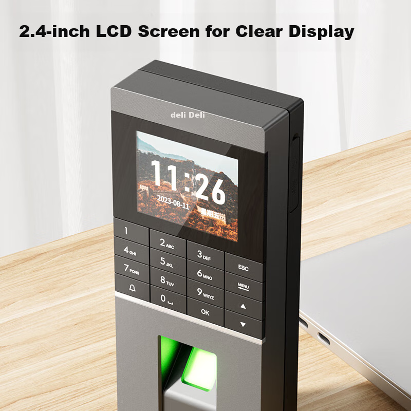 Deli (Deli) Fingerprint Attendance And Access Control All-In Machine, Fingerprin...