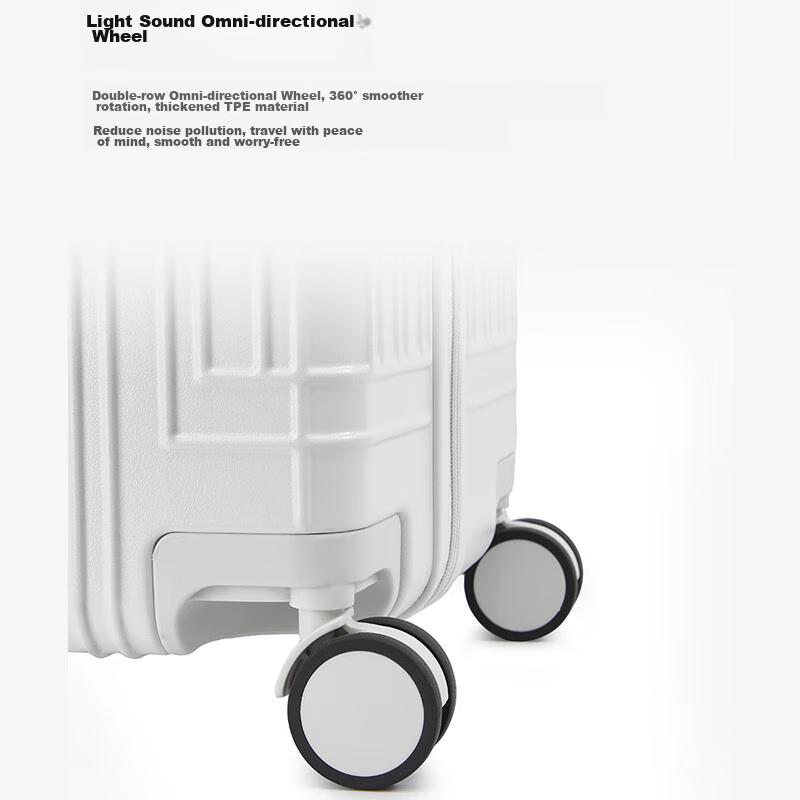 Paul Frank Large Capacity Suitcase for Women And Men, 24-Inch Quiet Spinner Whee...