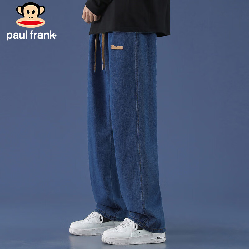 Paul Frank Men's Spring American Loose Jeans Men's High Street Casual Pants Men'...