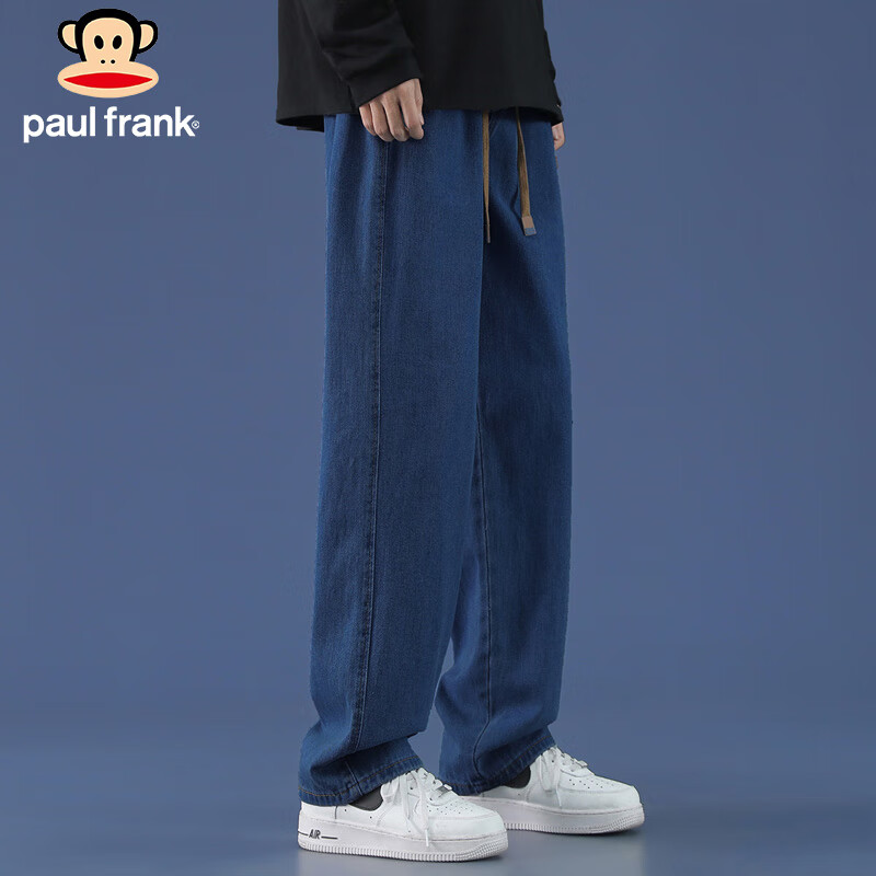 Paul Frank Men's Spring American Loose Jeans Men's High Street Casual Pants Men'...