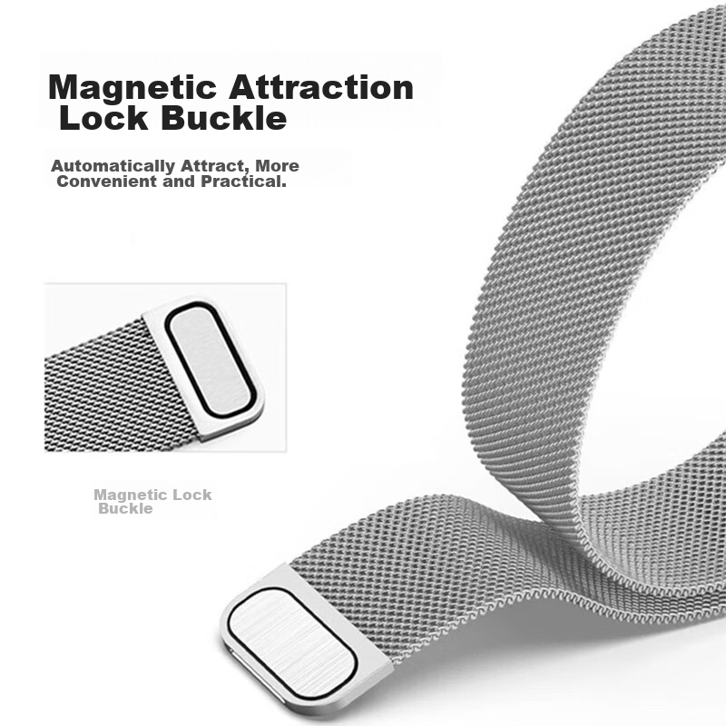 CHENSONG Compatible with Huawei Band/7 Strap, Milanese Magnetic Metal Band, Univ...