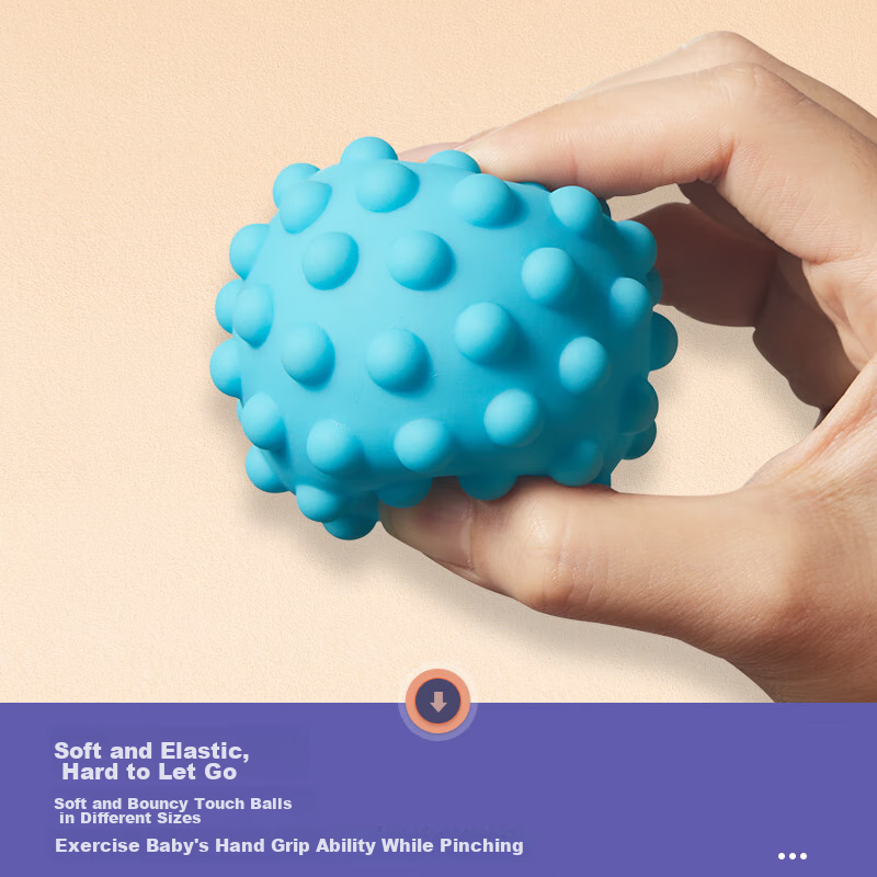 Dimanqi Baby Touch Ball, Sensory Integration Training, Newborn Hand Grasping Bal...