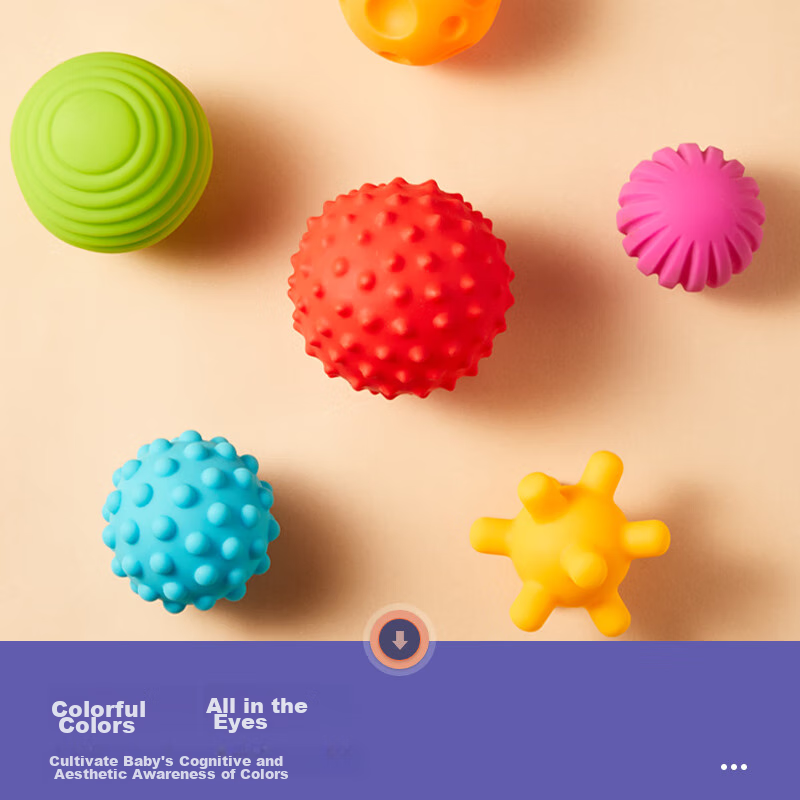 Dimanqi Baby Touch Ball, Sensory Integration Training, Newborn Hand Grasping Bal...