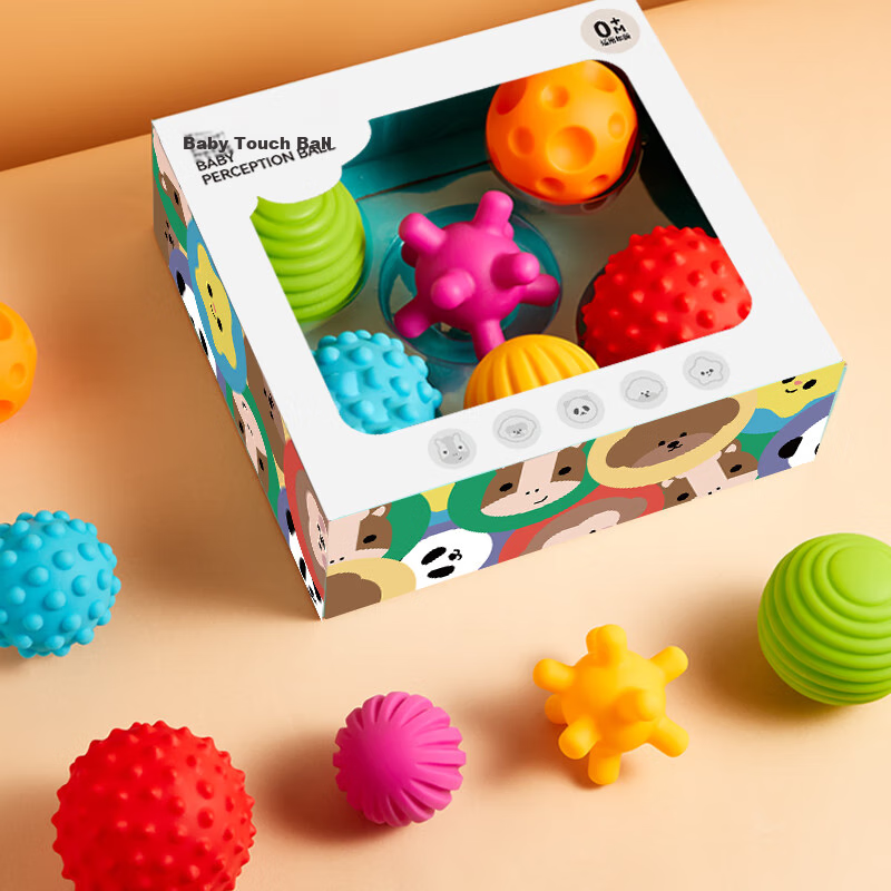 Dimanqi Baby Touch Ball, Sensory Integration Training, Newborn Hand Grasping Bal...