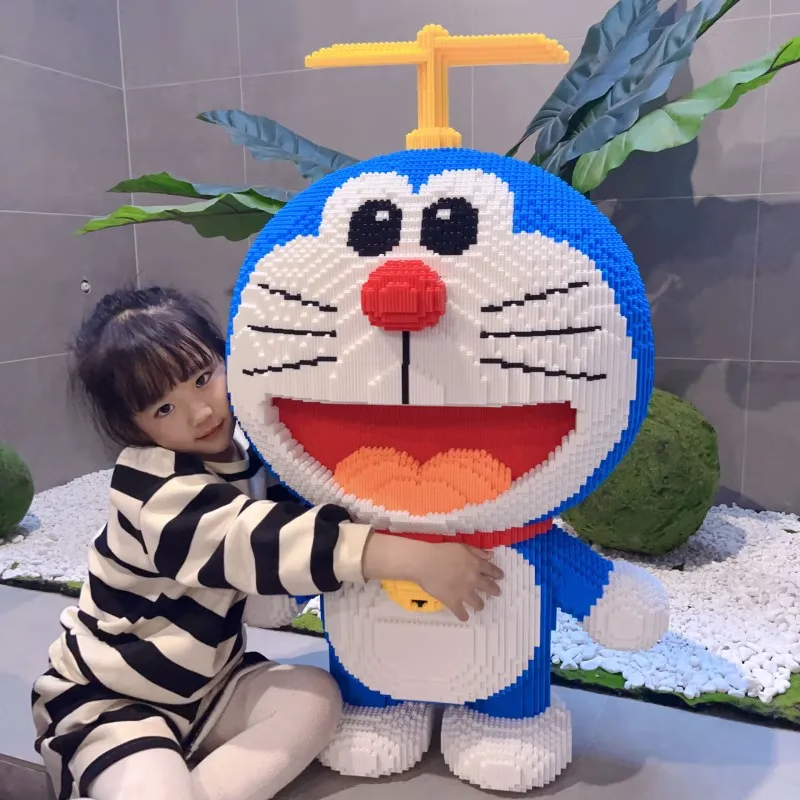 Dadao Is Not Compatible with Lego, Adult High-Difficulty Giant Doraemon Robot Ca...