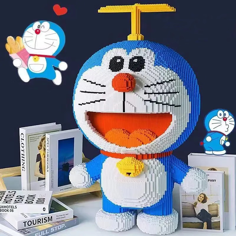 Dadao Is Not Compatible with Lego, Adult High-Difficulty Giant Doraemon Robot Ca...