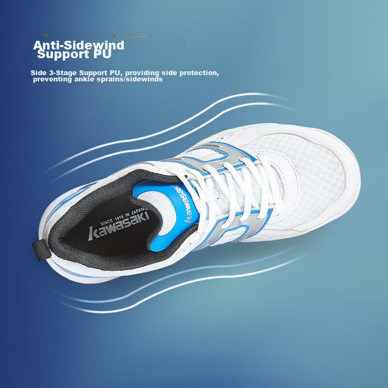 Kawasaki Badminton Shoes for Men And Women, Durable Breathable Professional Comp...