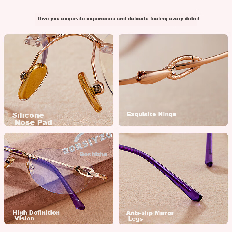 BORSIYZOL High Definition Anti-Blue Light Fashion Women's Reading Glasses Top 10...