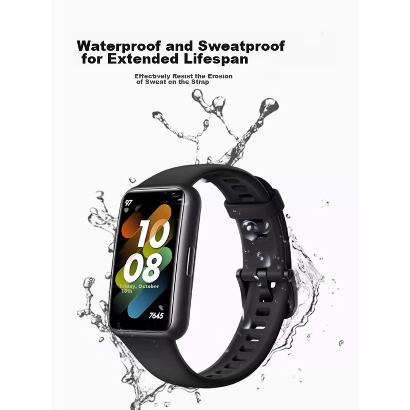 CHENSONG Compatible with Huawei Band/7 Strap, 7th Generation NFC Version Silicon...