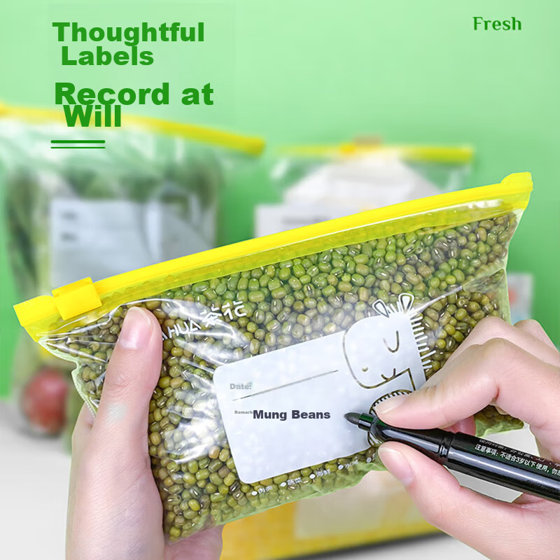 Camellia Storage Bags, Zipper Sealing Bags, Airtight Bags, Food Storage Bags, Fr...