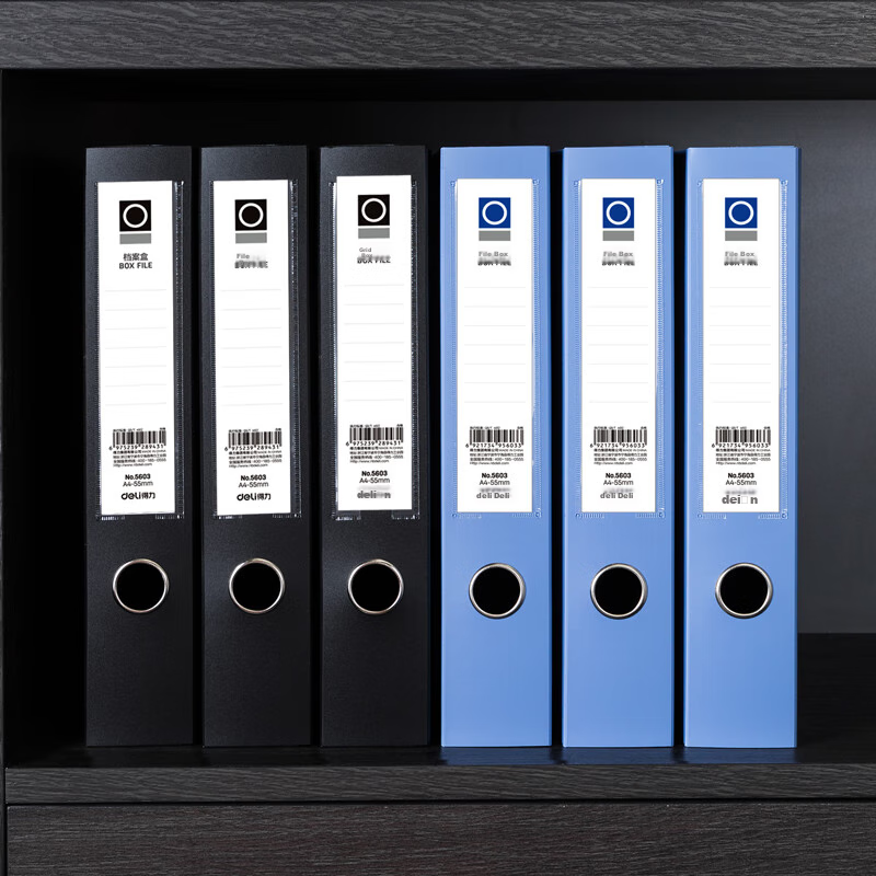 Deli 1 Piece 55mm A4 File Box Wholesale, Thickened Party Building Archive Box, D...