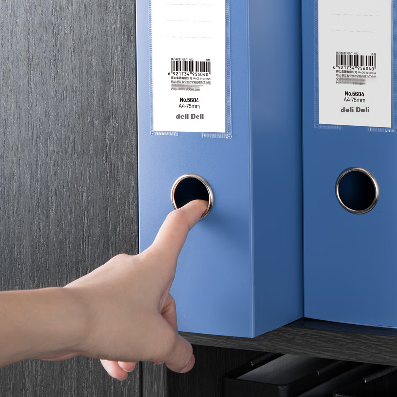 Deli Wide 75mm A4 File Box Wholesale, Thickened Party Building Archive Box, Desk...