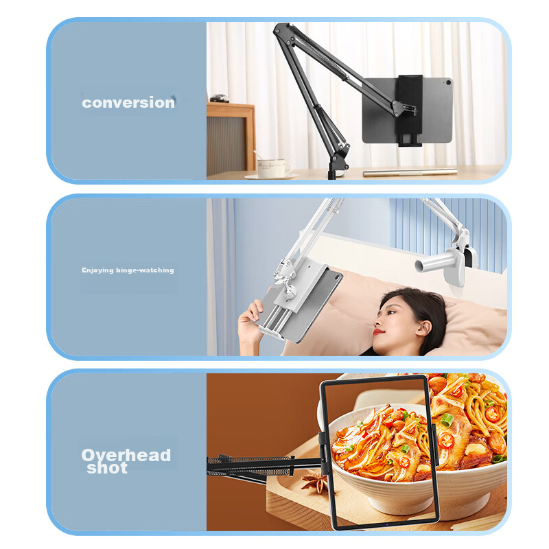 BIAZE [Stable And Non-Drop] Phone And Tablet Stand, IPad Online Class Lazy Live...