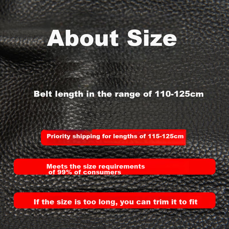 Scarecrow Men's Leather Belt, Fashionable Business Waistband, Cowhide Trouser Be...