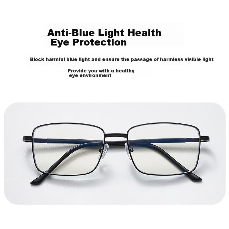 Murata Inaho Progressive Multifocal Reading Glasses with Blue Light Blocking, Bl...