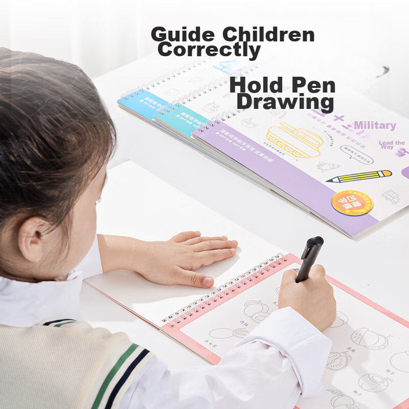 Deli Children's Kindergarten Groove Drawing Copybook for 2-8 Year Old Preschool...
