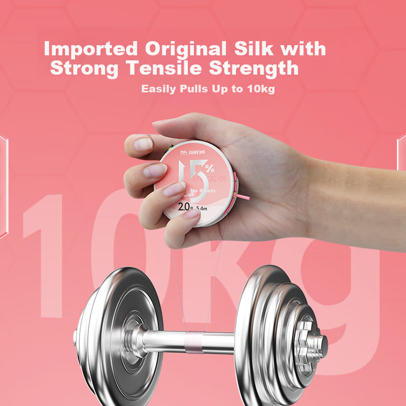 Chuanze 4 Rolls No Knot Fishing Line Set Imported from Japan Main Line Finished...