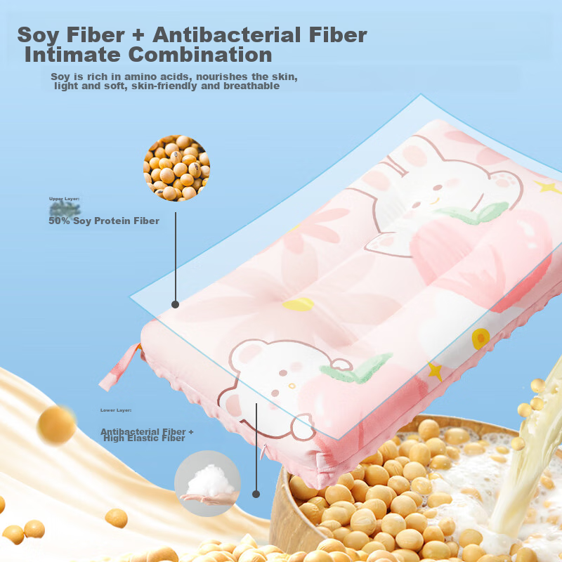 Boyang Baobei (Beyond Kids) Children's Pillow, Kindergarten Pillow, Washable Car...