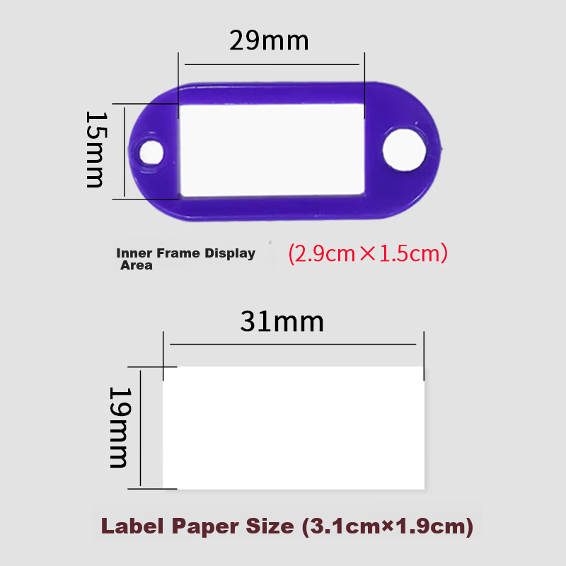 Deyin 18-Slot Key Ring, Metal Key Holder, 7423 Key Ring, Storage Tray, Markable...