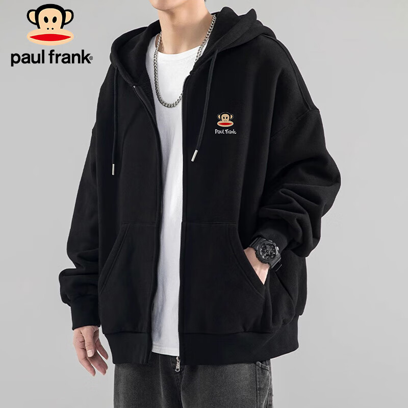 Paul Frank Men's Spring Casual Loose Hooded Sweater Men's Trendy Men's Outerwear...