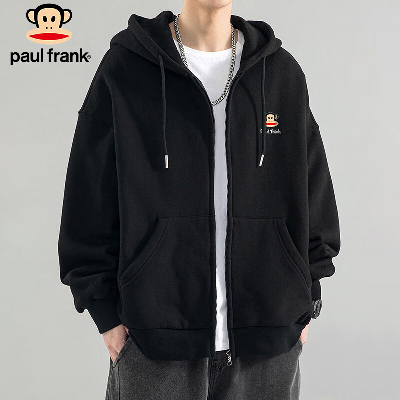 Paul Frank Men's Spring Casual Loose Hooded Sweater Men's Trendy Men's Outerwear...