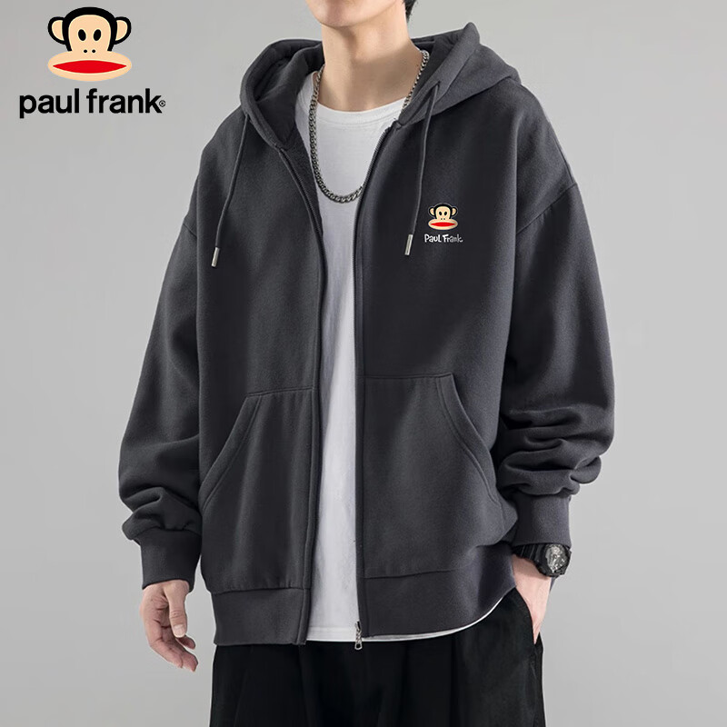 Paul Frank Men's Spring Casual Loose Hooded Sweater Men's Trendy Men's Outerwear...