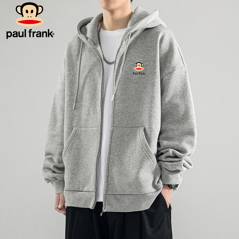 Paul Frank Men's Spring Casual Loose Hooded Sweater Men's Trendy Men's Outerwear...