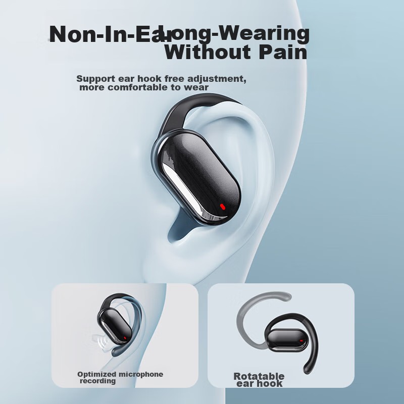 Orange Wireless Bluetooth Earphones, Over-Ear Design, New Style, Not In-Ear, for...