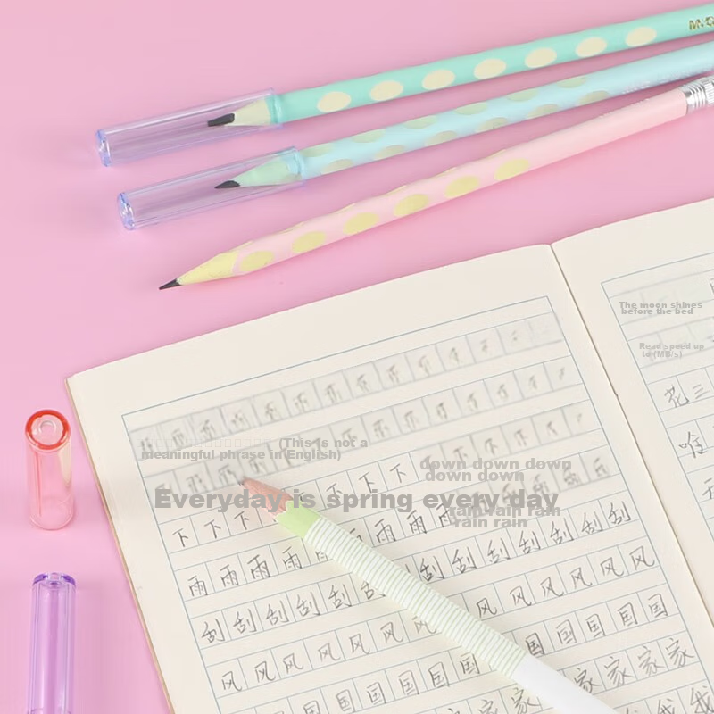 Chenguang (M&G) Transparent Colored Series Pencil Extenders for Elementary Schoo...