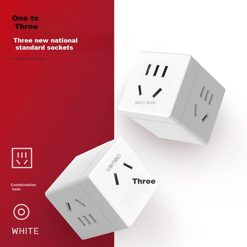 Deli English to Chinese Standard Travel Socket, Power Adapter, Converter Plug, M...