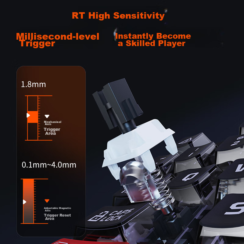 Dareu EK75 Magnetic Switch Keyboard, Mechanical Keyboard, 75-Key Layout, Gaming...