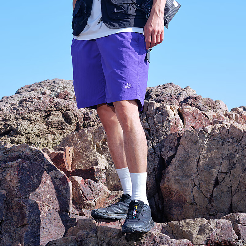 Pelliot [Mountain Series] Outdoor Quick-Dry Shorts, Casual Five-Point Pants for...