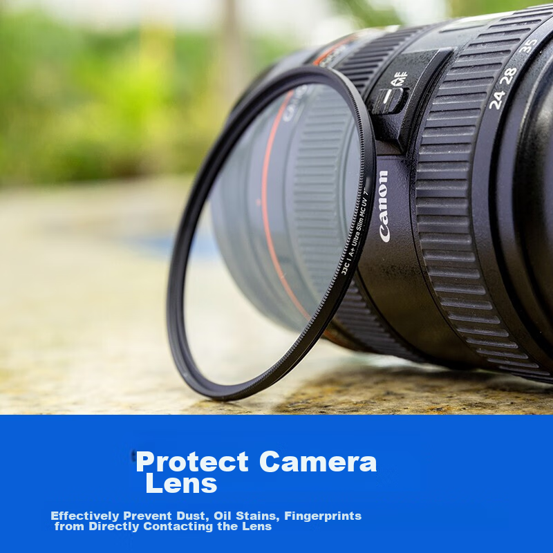 JJC UV Filter 67mm Lens Filter, Lens Protector, Suitable for Canon 24-105 R6 R6...
