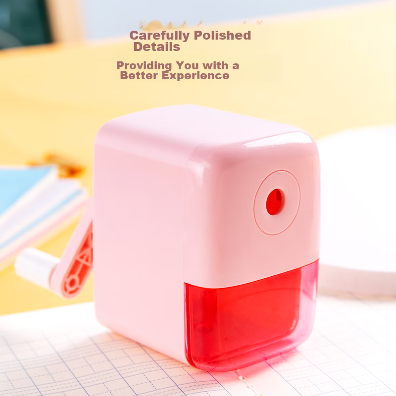 Deli Student Automatic Pencil Sharpener with Hand-Crank, Pencil Sharpener, Penci...