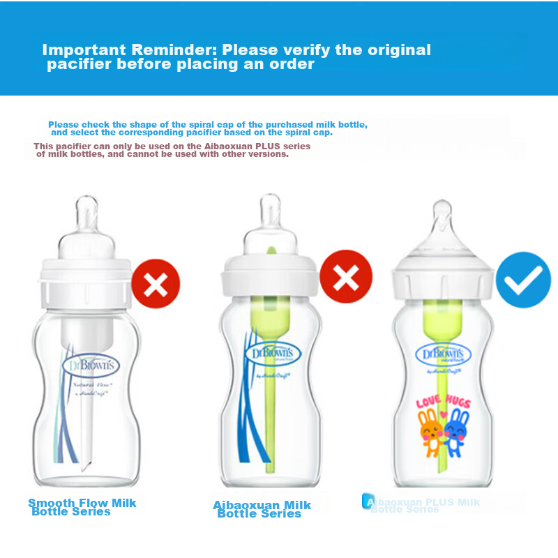 Dr. Brown's Wide-Neck Nipple (0-1 Month Slow Flow) for Newborns And Premature Ba...