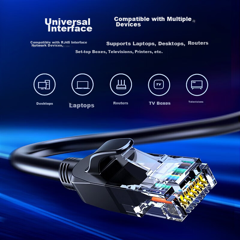 Biaze CAT6 Ethernet Cable, 9 Meters, Gigabit Network Connection Cable, Unshielde...