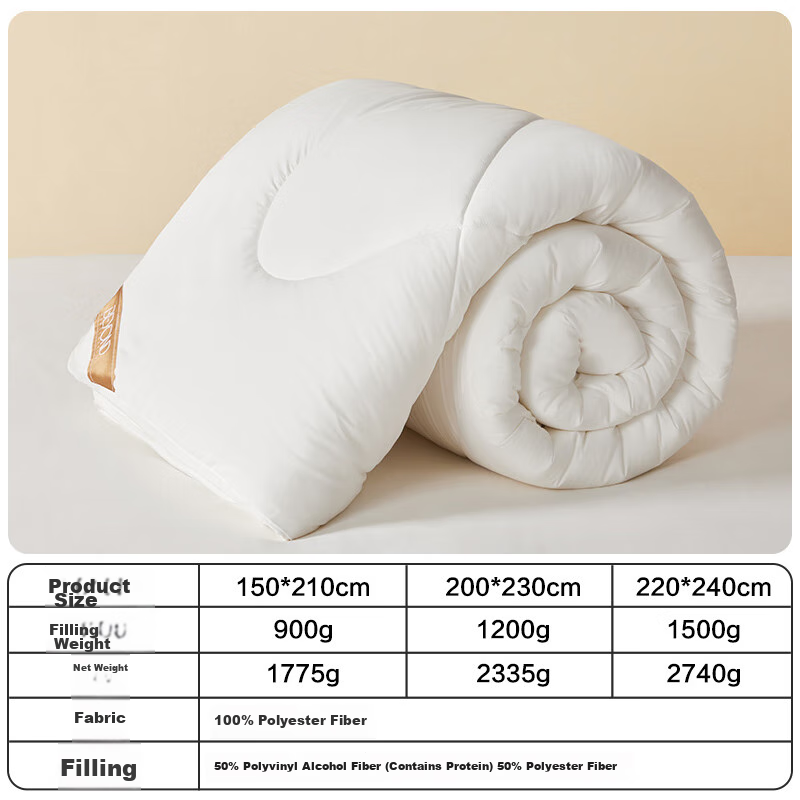 BEYOND Home Textile A Class Antibacterial 50% Soy Fiber Comforter All Seasons Co...