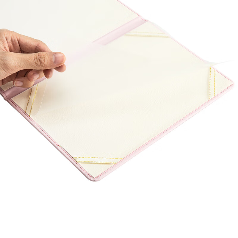 Deli Medical Birth Certificate Protective Cover, Document Leather Storage Pouch,...