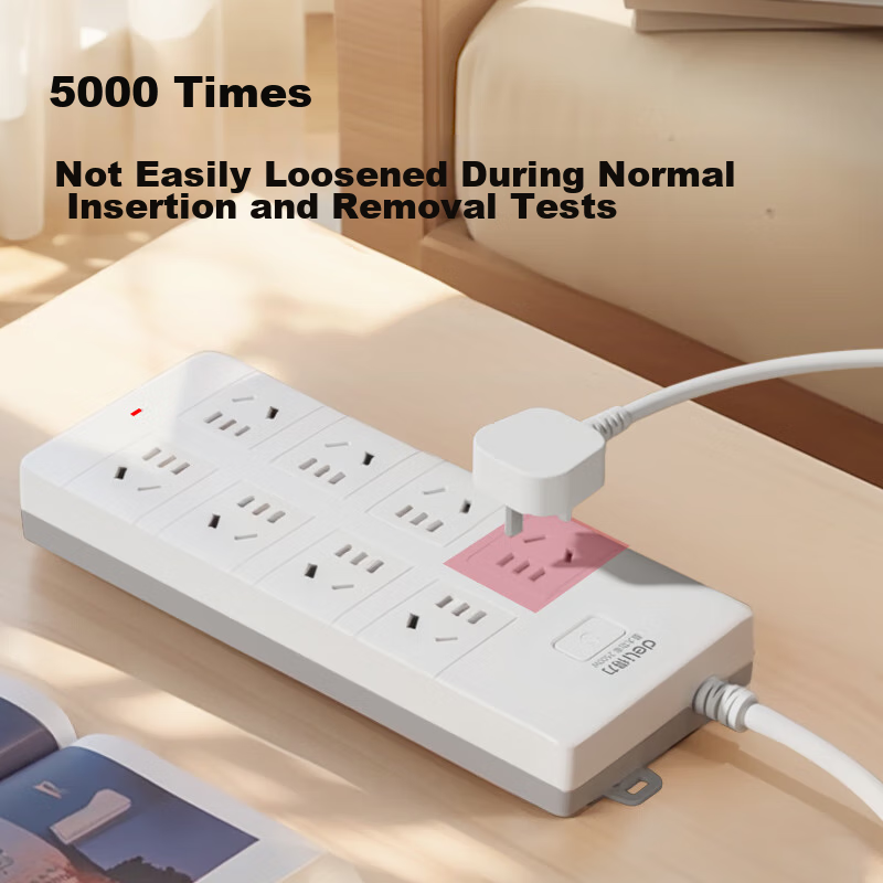 Deli New National Standard Safe Power Strip, Power Bar/Extension Cord/Power Boar...