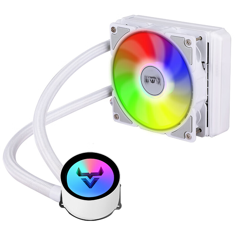 BUBALUS Hanzhan 120 White All-In CPU Water Cooler (Multi-Platform, Compatible wi...