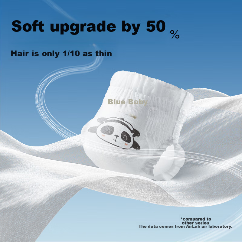 Bibababy [Brand Direct Supply, Safe Quality] Panda Pangda Diapers, M Size 50 Pie...