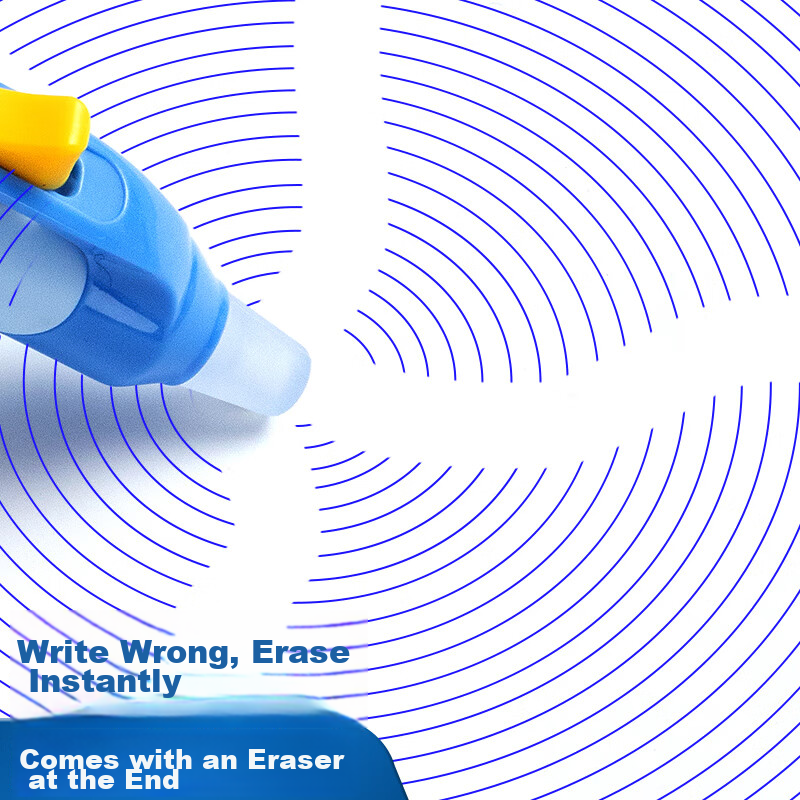 Chenguang (M&G) Stationery Retractable Erasable Gel Pen, Butterfly Grip Crystal...