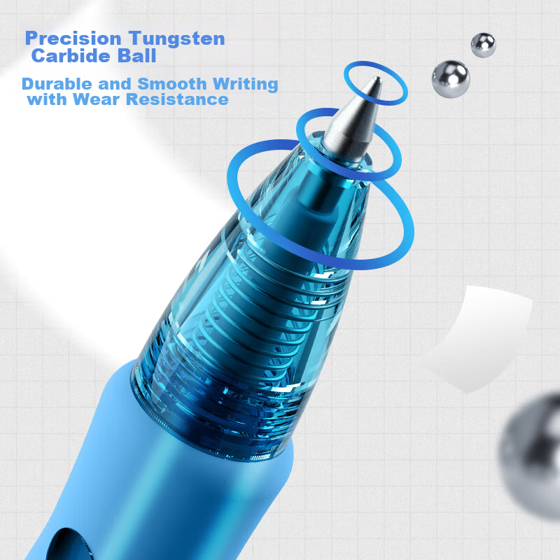 M&G Stationery GP1008 Retractable Gel Pen, Student 0.5mm Signature Pen, Business...