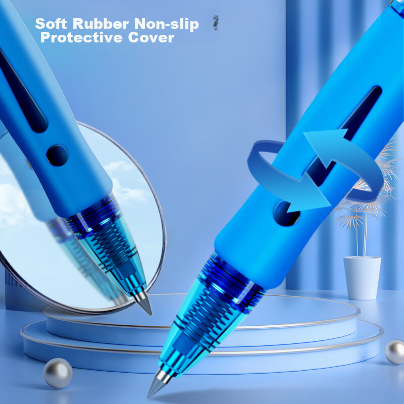 M&G Stationery GP1008 Retractable Gel Pen, Student 0.5mm Signature Pen, Business...